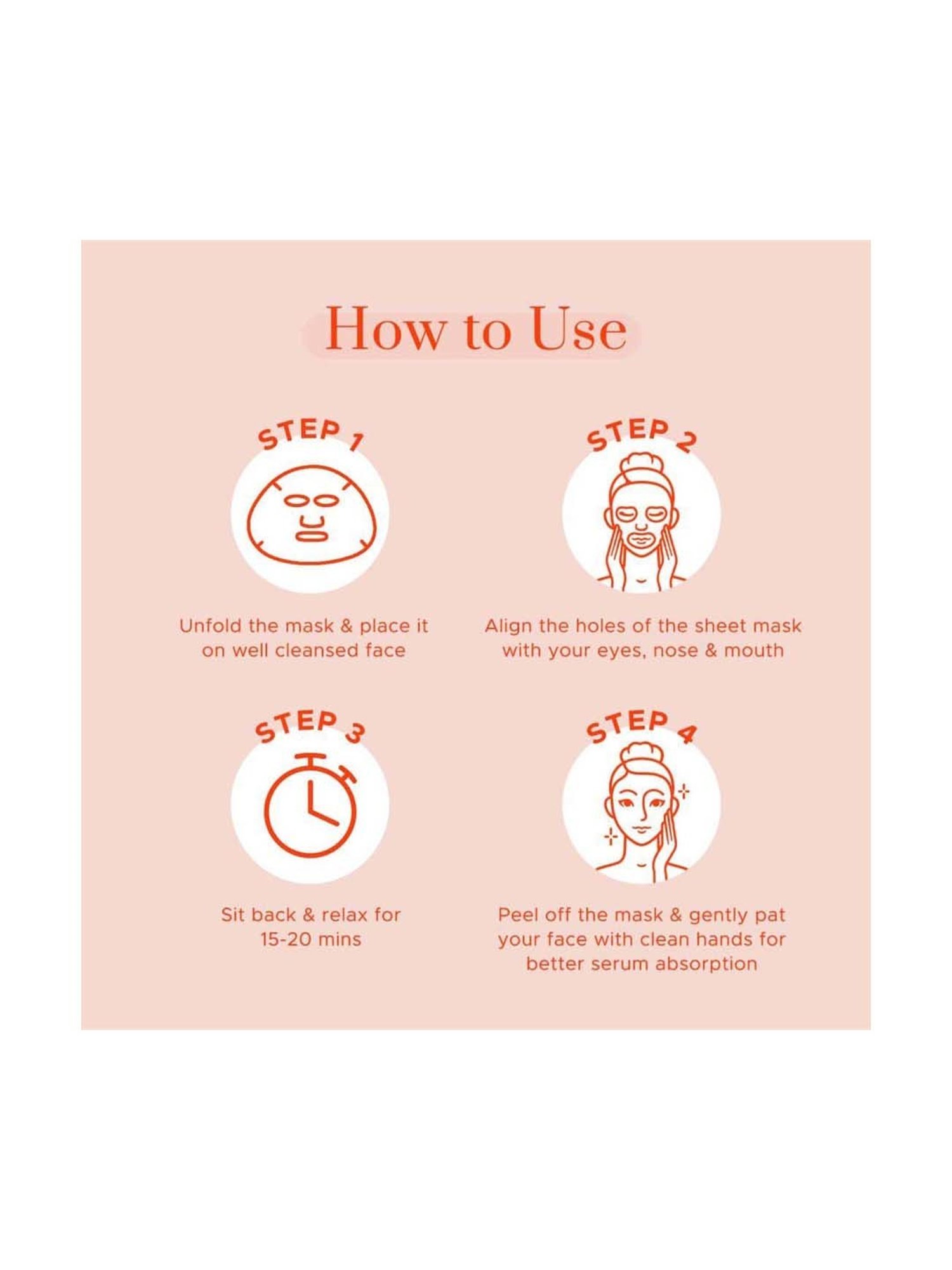 Pure Sense Brightening Sheet Mask with Vitamin C & Papaya - 15 gm