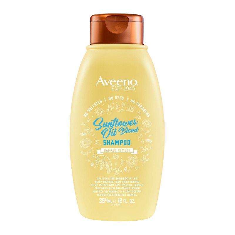 Aveeno Sunflower 7-Oil Blend Shampoo - 12 fl oz