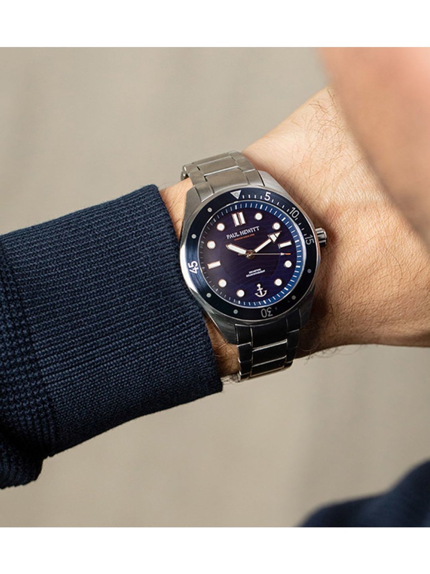 Paul Hewitt PH-W-0327 OCEAN DIVER Solar Powered Watch for Men