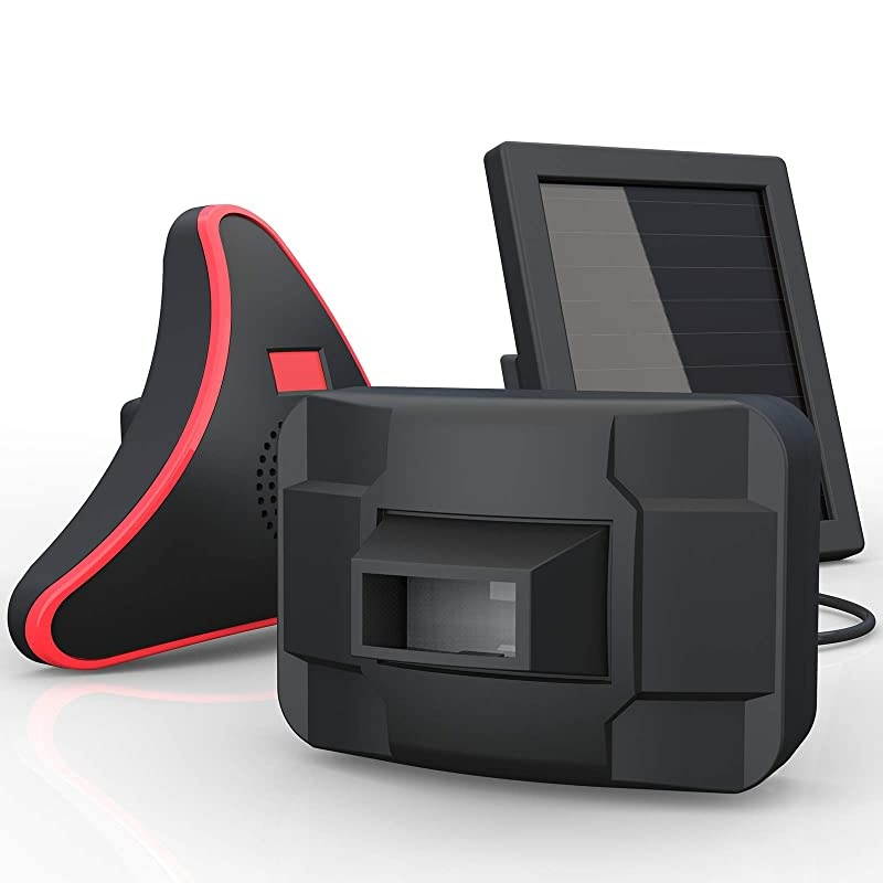 Solar Driveway Alarm System12 Mile Long Transmission RangeSolar Powered No Need Replace BatteriesOutdoor Weatherproof Motion SensorDetectorDIY Security Alert System