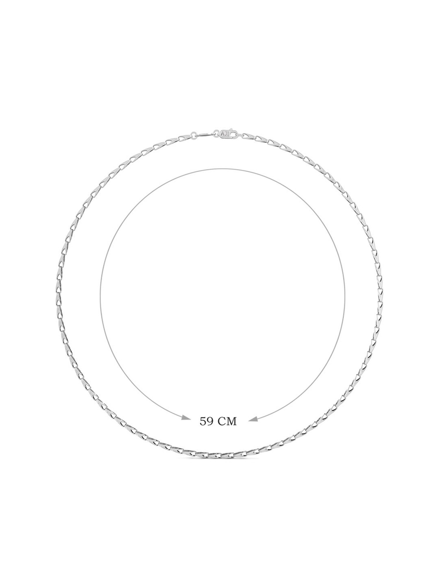 Joyalukkas Flickered 950 Platinum Chain