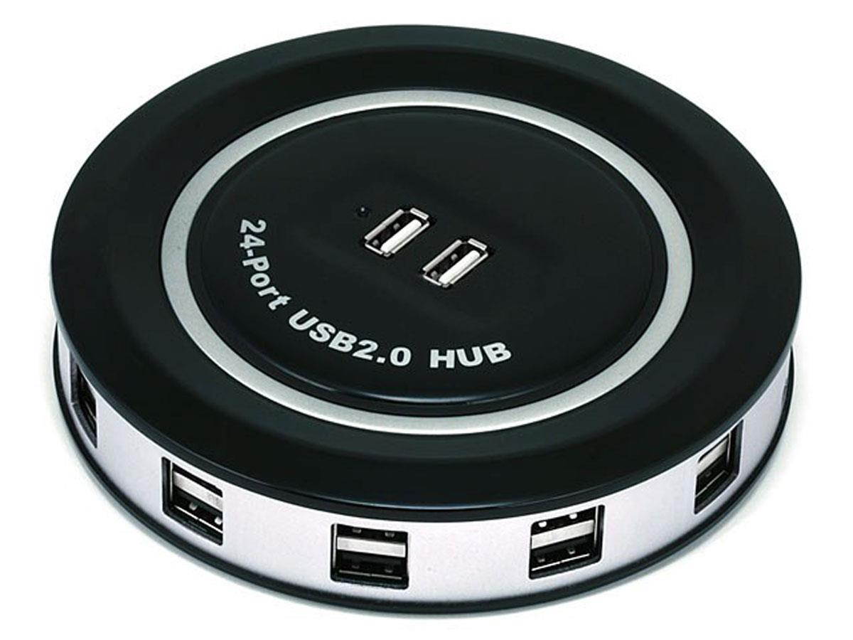 24-Port USB 2.0 HUB w/ AC Adapter