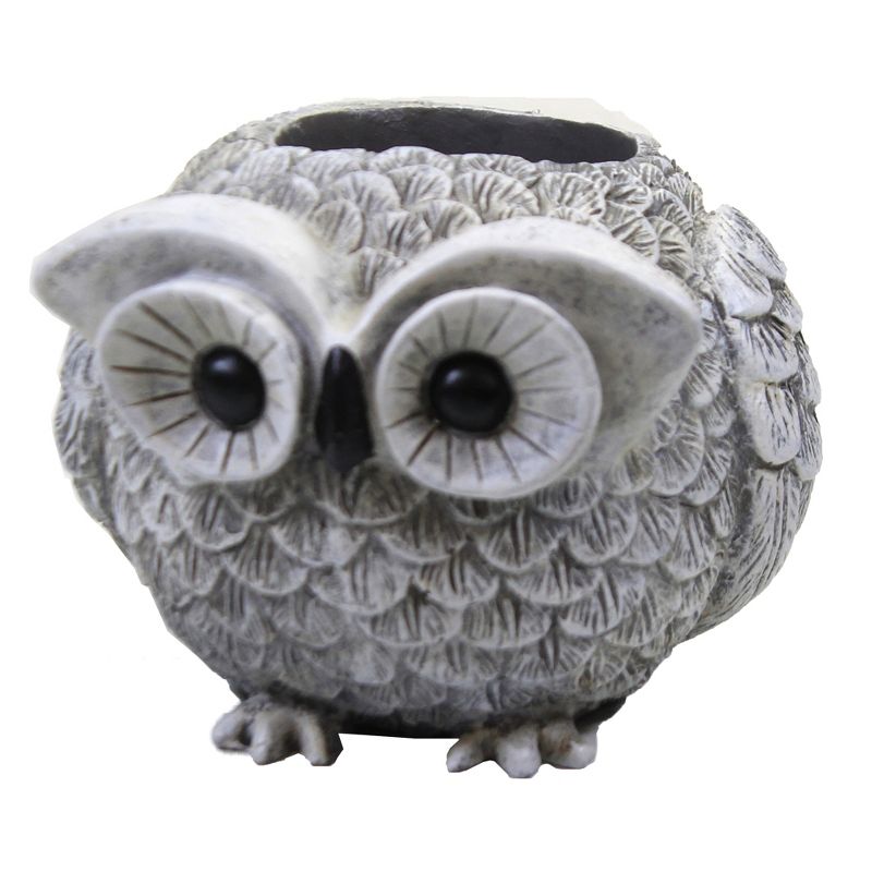 Home & Garden 3.25" Mini Owl Pudgy Planter Garden Porch Roman, Inc  -  Planters