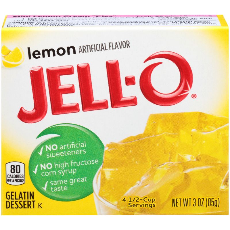 JELL-O Lemon Gelatin - 3oz