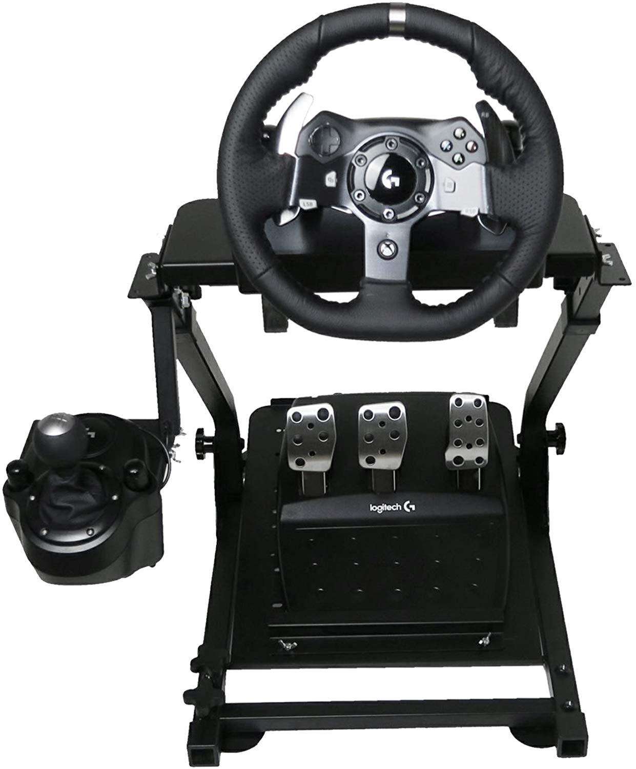 VEVOR G920 Racing  GT Steering Racing Simulator  Wheel Stand Gaming Chair Pro Shifter Mount Logitech G27/G25, G29 Gaming Wheel Stand Thrustmaster