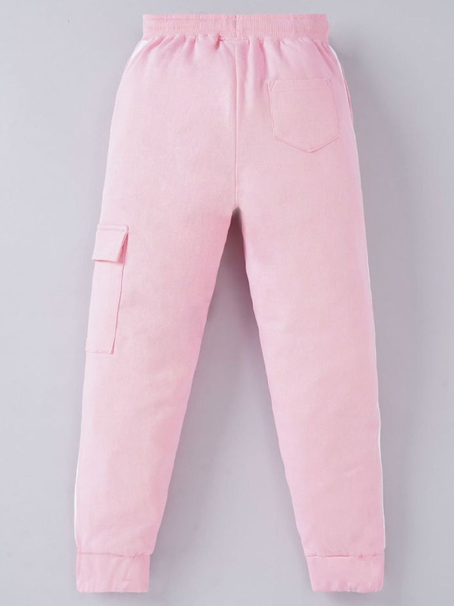Ed-a-Mamma Kids Pink Cotton Regular Fit Joggers