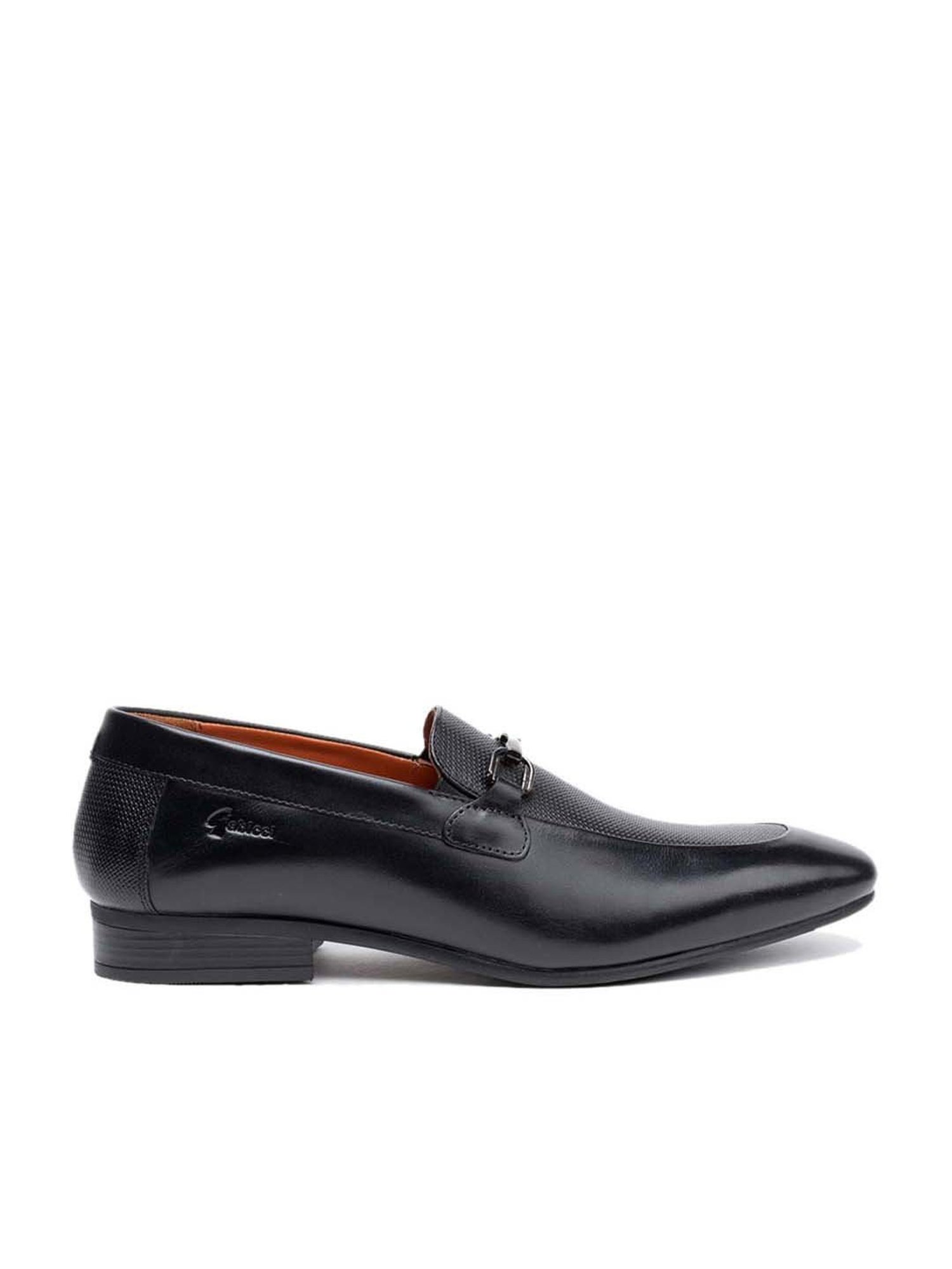 Gabicci Men's Kiwi G Black Formal Loafers