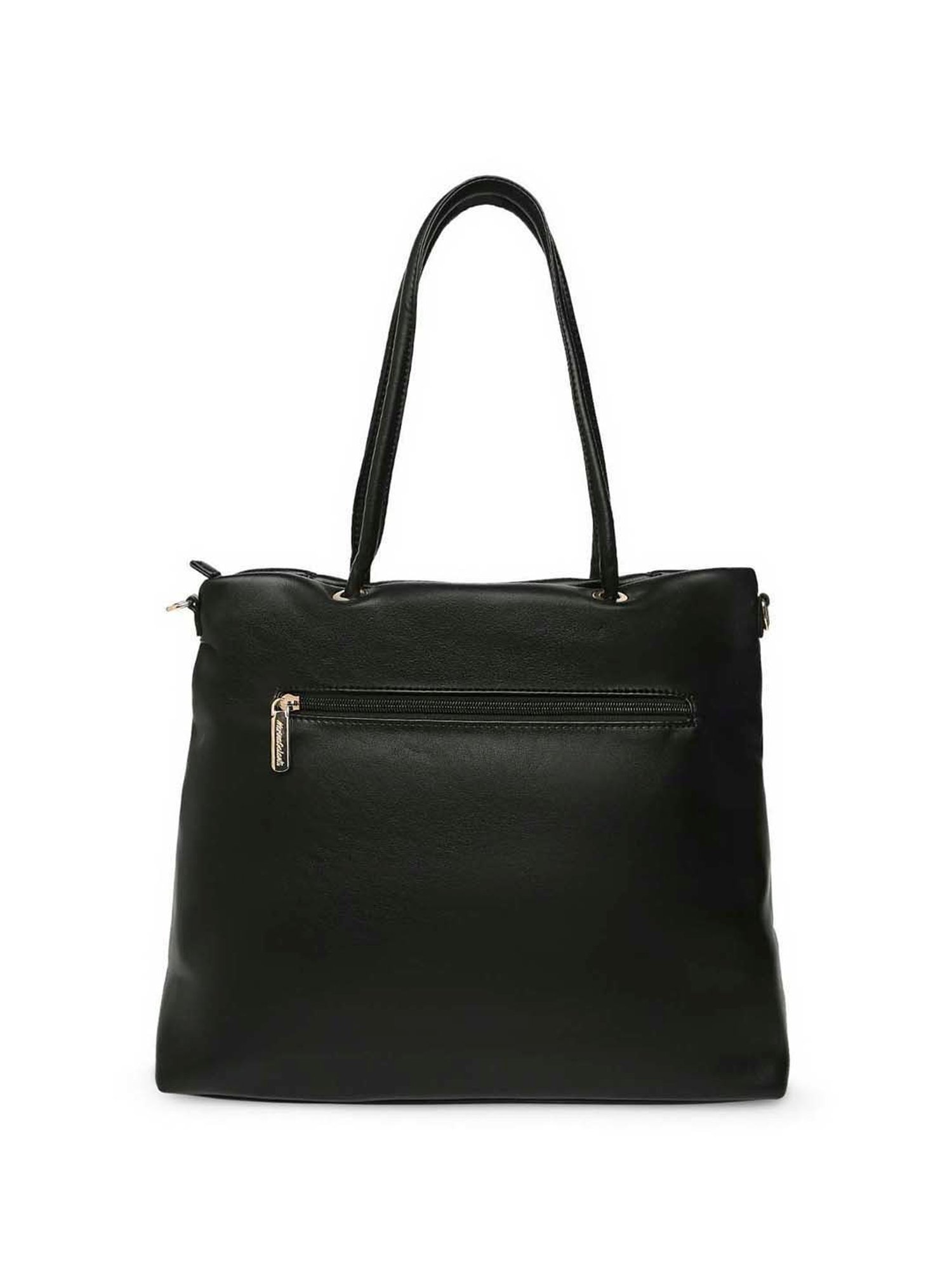 Marina Galanti Black Quilted Medium Tote Handbag