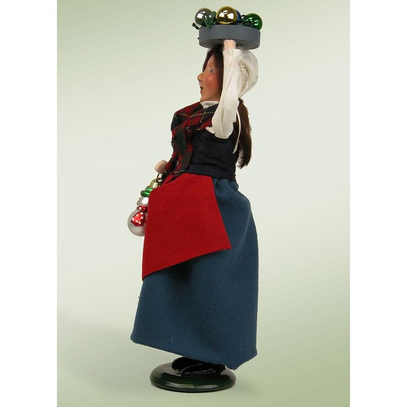 Byers Choice 13.5" Festive Seasons Market Family Woman Selling Glass Ornaments Christmas Figure