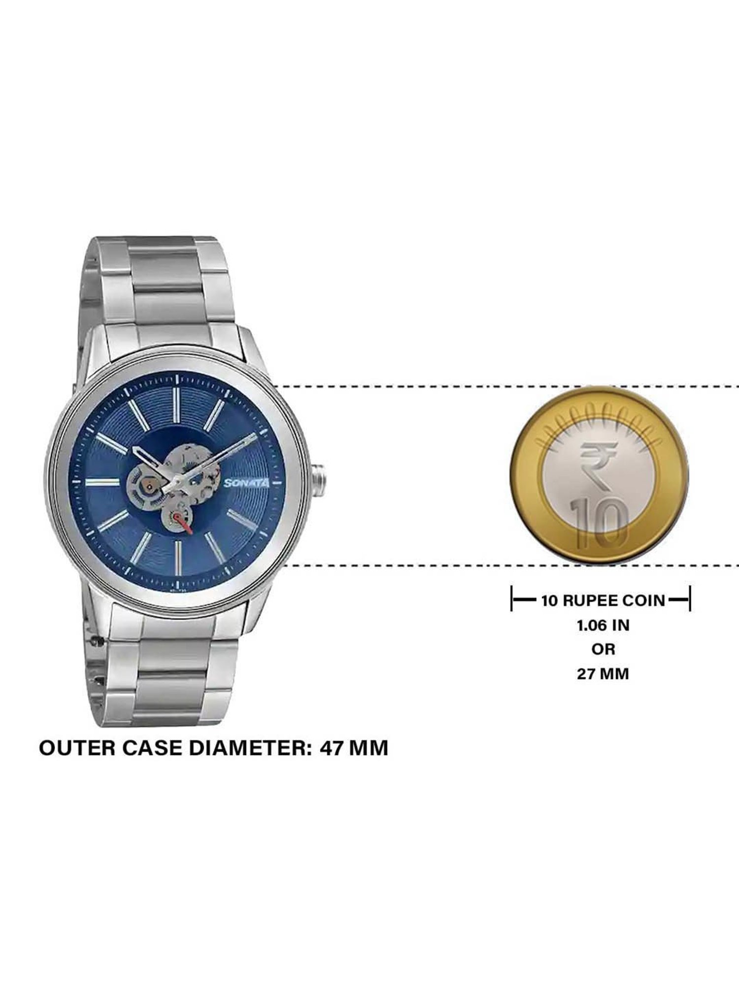 Sonata NR7133SM02 Unveil Analog Watch for Men