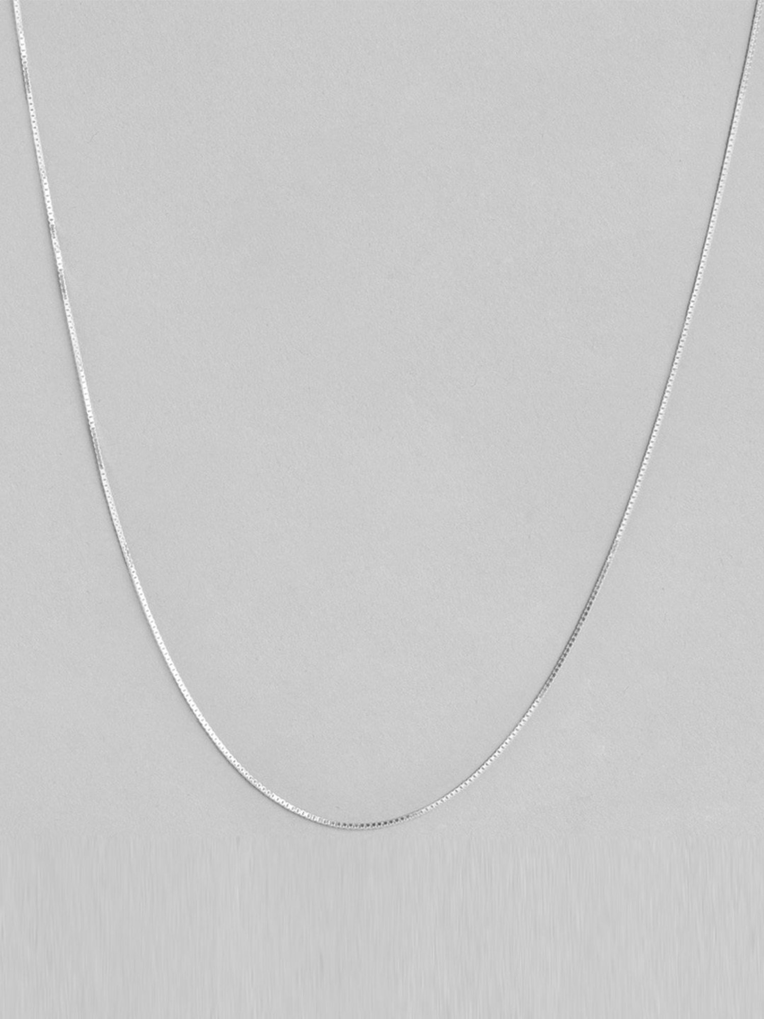 Zavya Sleek and Modern Golden Plated 92.5 Sterling Silver Box Chain