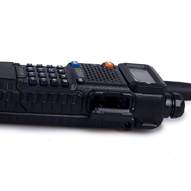UV5R+ High Power 841W 3800mAh Two Way Radio Dual Band Ham Radio TransceiverBlack