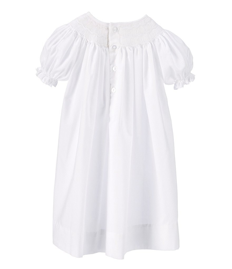 Petit Ami Baby Girls Newborn-9 Months Smocked Christening Gown