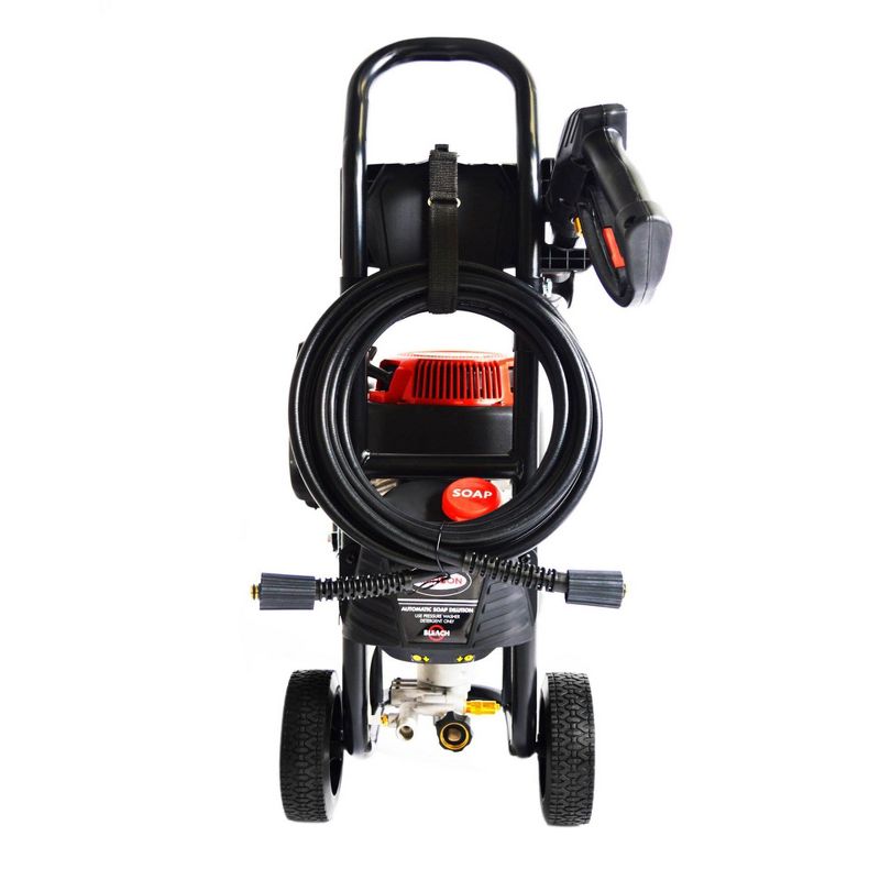 Simpson Clean Machine Steel Gas Powered Engine Pressure Washer With Wand, Black