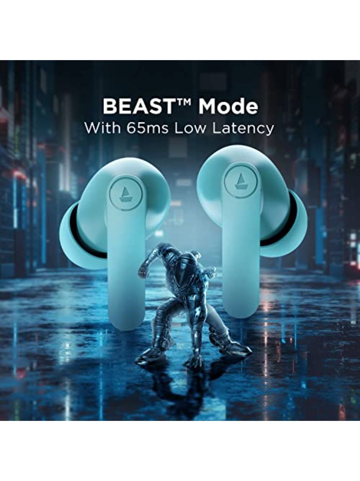 Boat Airdopes 121 PRO True Wireless in Ear Earbuds Signature Sound (Mint Cascade)