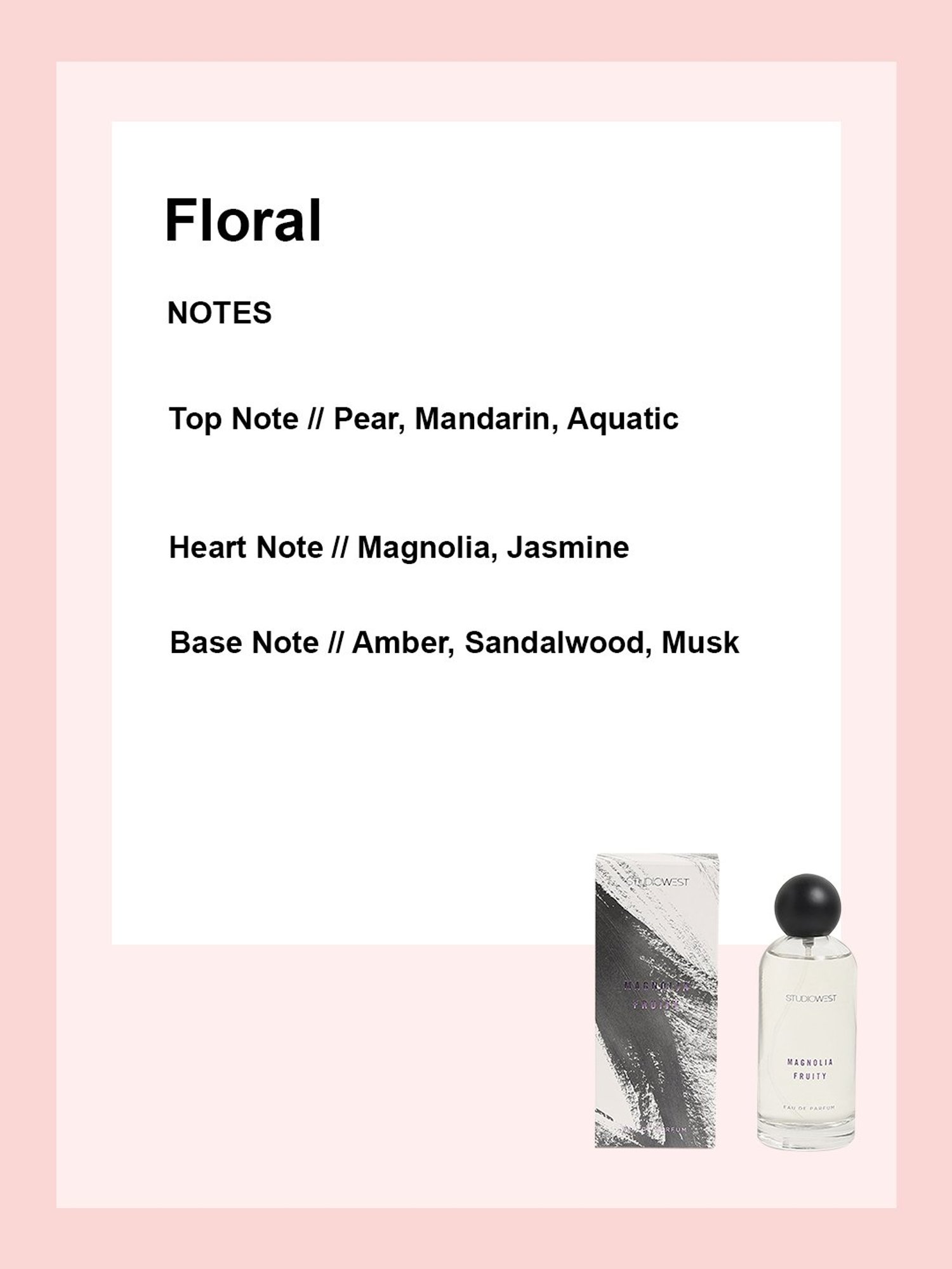 Studiowest Magnolia Fruity Eau de Parfum - 100 ml