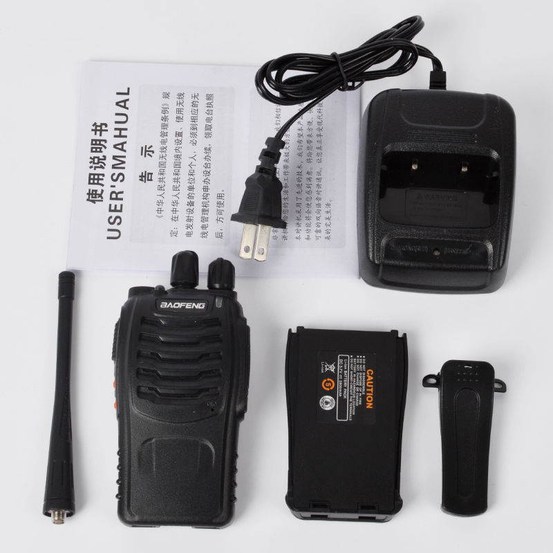 HYS BF-888S BaoFeng UHF 400-470 MHz Portable Mobile two way radio Walkie Talkie 16Channels 5W Ham Radio