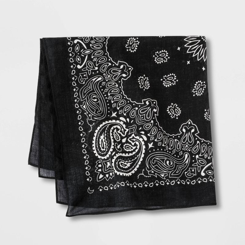 Women's Jacquard Bandana - Universal Thread™ Green One Size