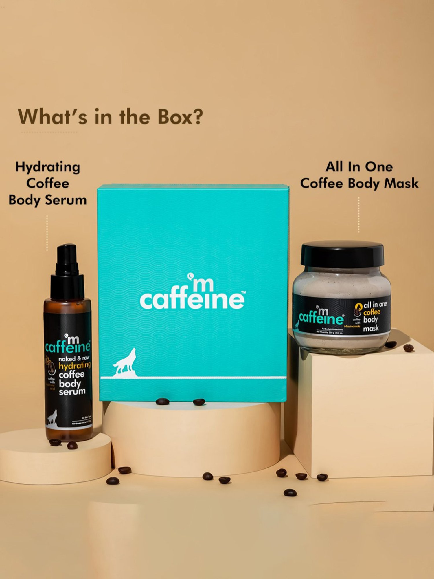 mCaffeine Coffee Quick Glow-Up Body Gift Kit