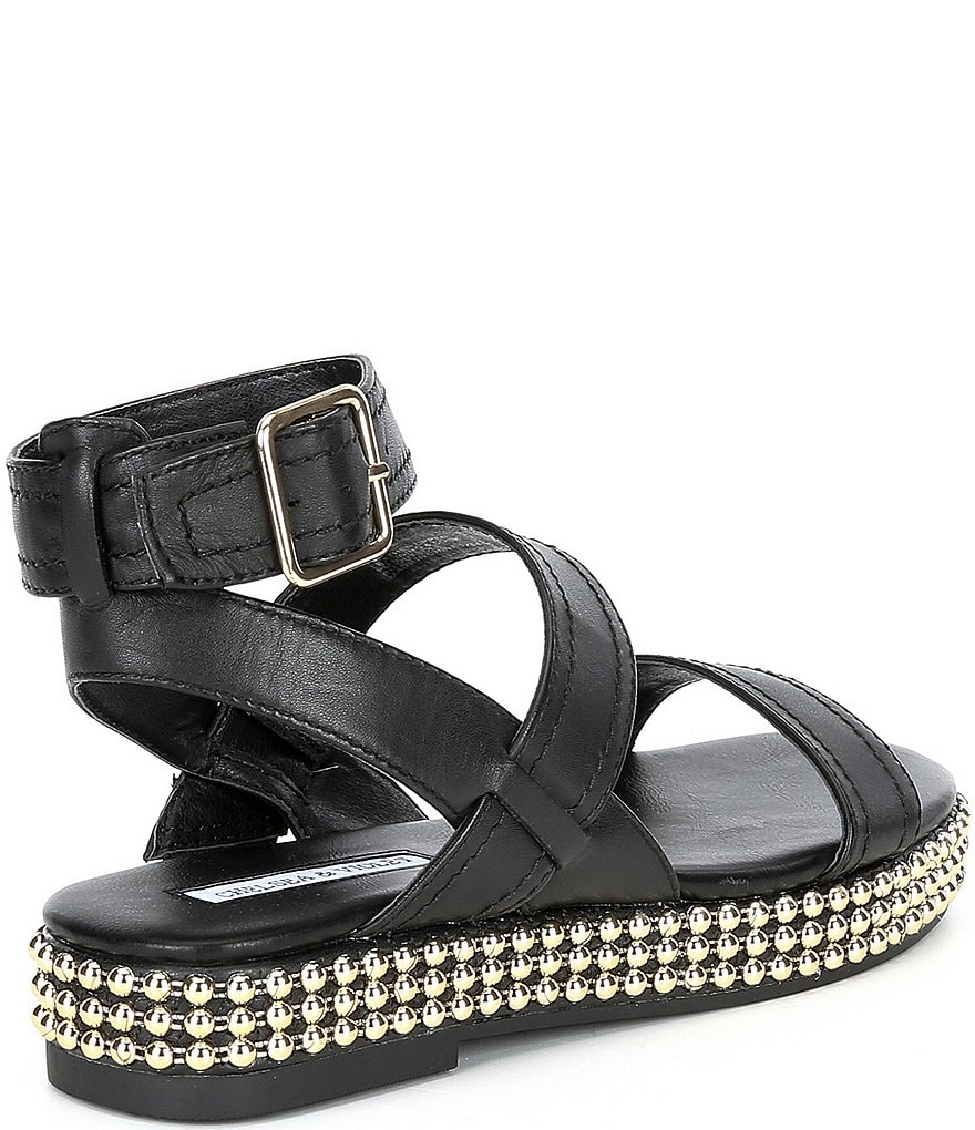 Chelsea & Violet Dax Ankle Strap Chain Flatform Sandals