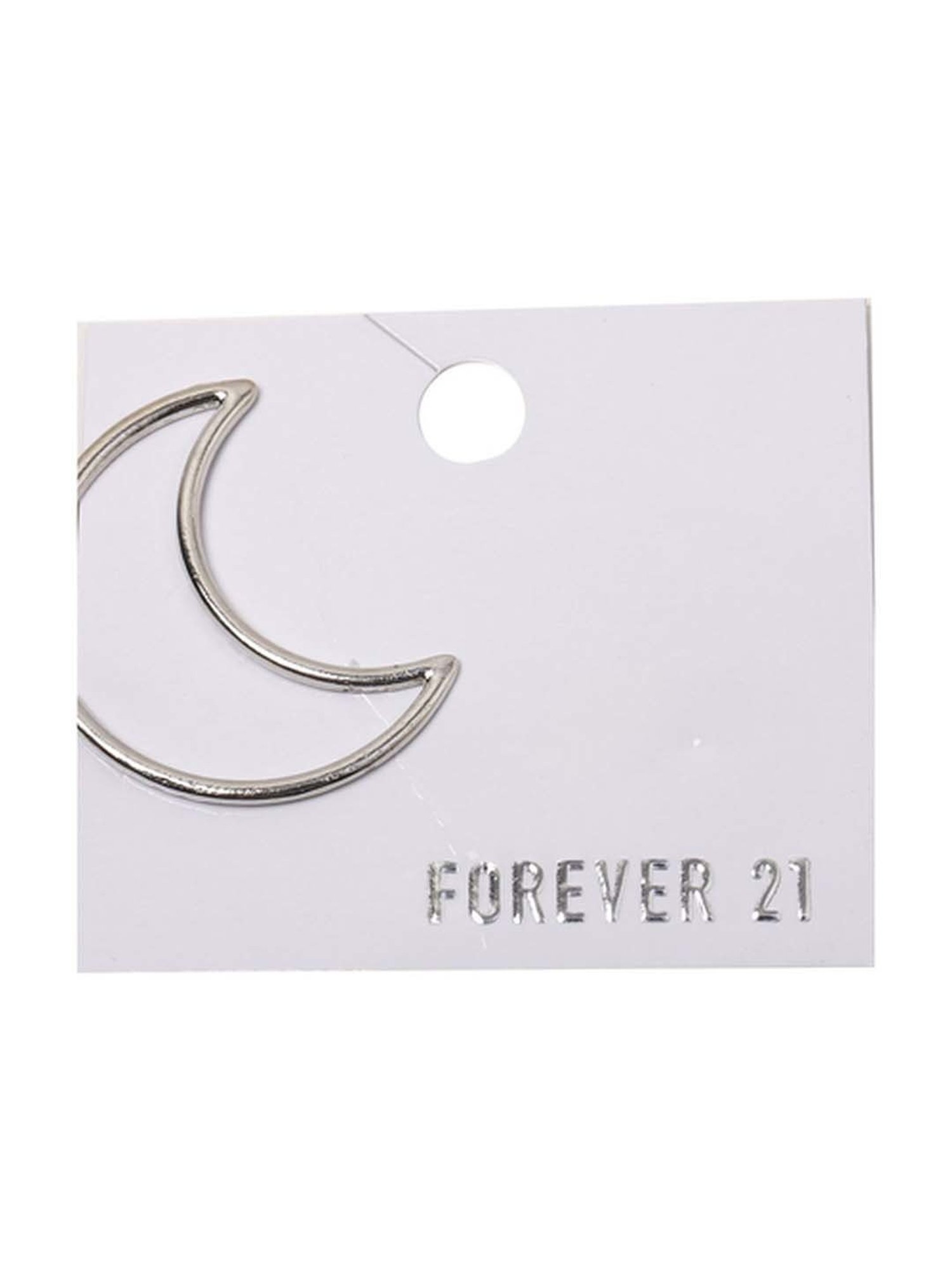 Forever 21 Silver Moon Hair Pin