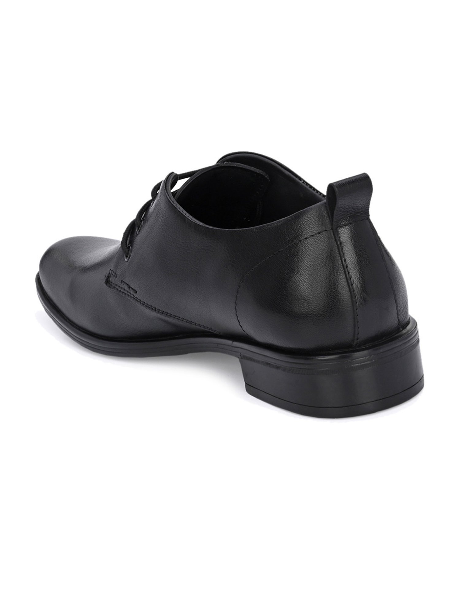 Hitz Men's Black Derby Shoes
