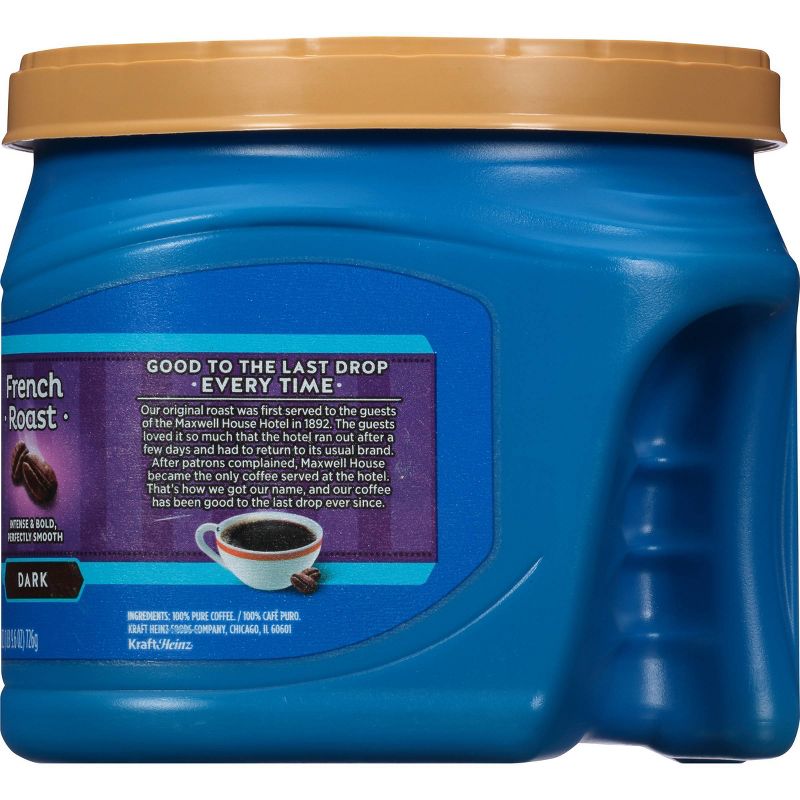 Maxwell House French Medium Dark Roast Ground Coffee - 25.6oz