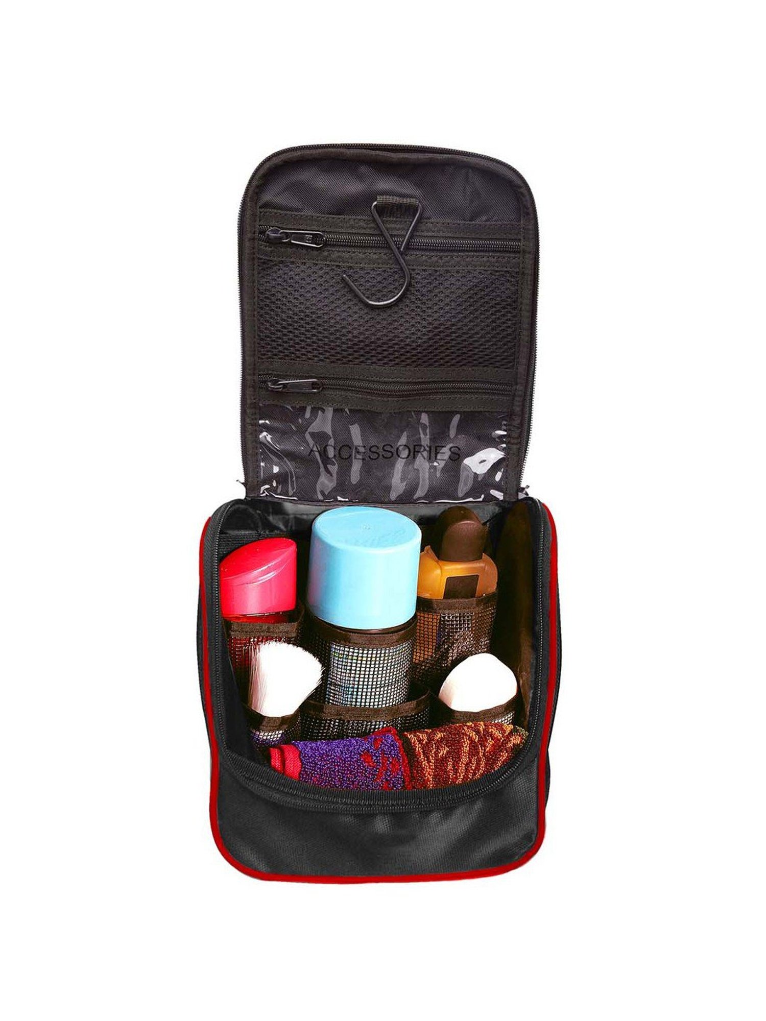 Swiss Military Black Casual Polyester Shaving Kit