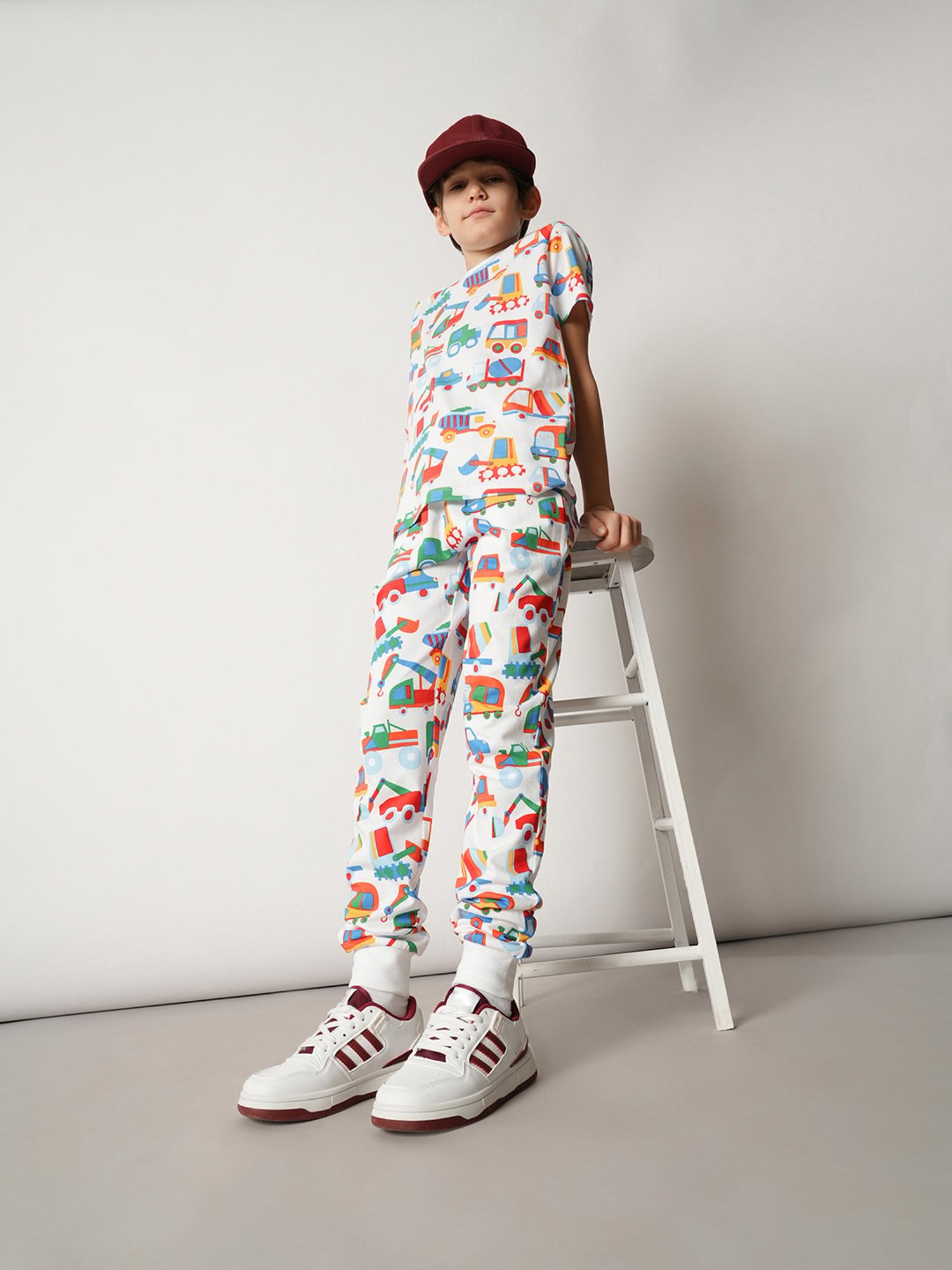 Jack & Jones Junior White Printed T-Shirt