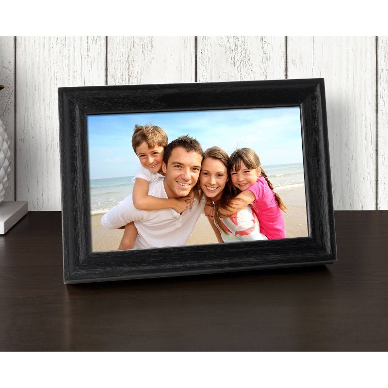 10" Wi-Fi Digital Wood Frame Black - Polaroid