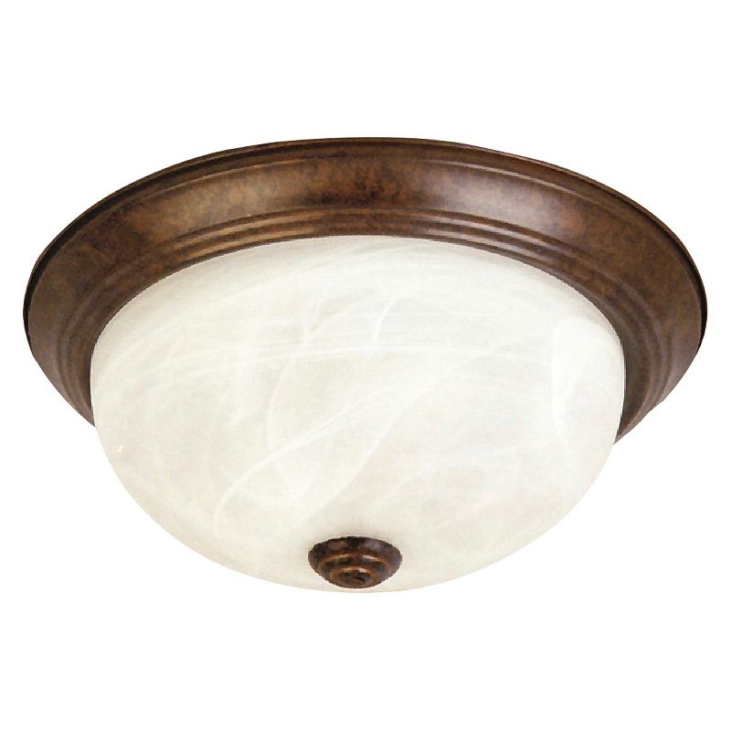 Yosemite 2-Light Flush Mount Light - Dark Brown