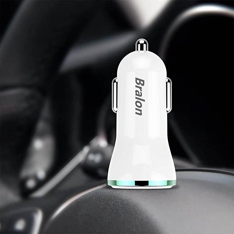 Car Charger[10-Pack], 12W 2.4A Dual USB Car Charger Adapter with Smart ID Compatible with iPhone 11 Pro Xs Max Xr X 8 7 6 SE Plus,iPad Tablet,Galaxy Note S10 S9 S8 S7 S6,LG and More