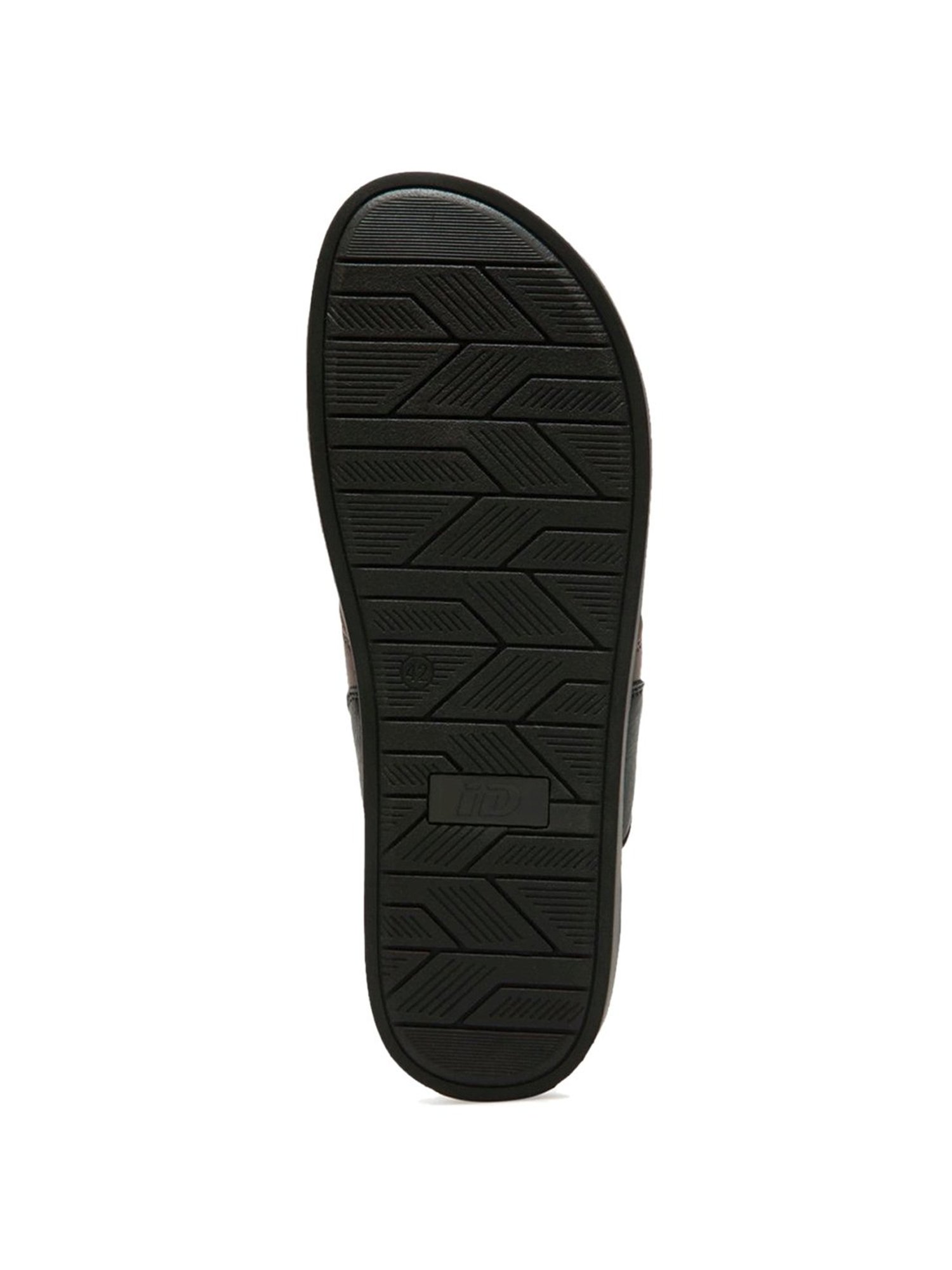 ID Men's Brown Thong Sandals