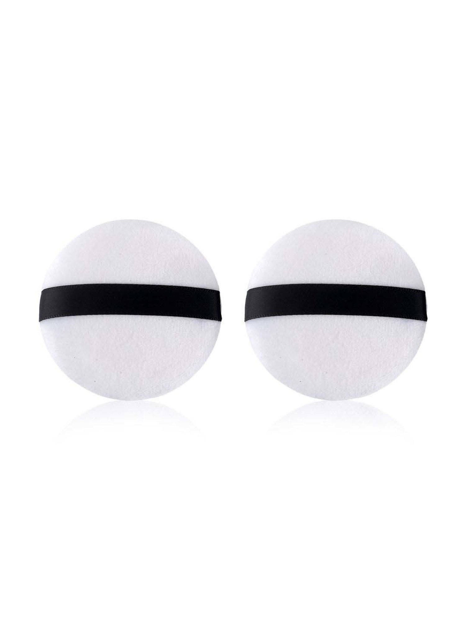 PAC Medium Cotton Puff Round White - 2 Pcs
