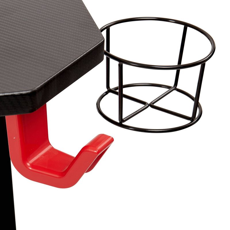 47.2"x23.3" Airlift Elite Gaming E Sports Computer Desk Black - Seville Classics