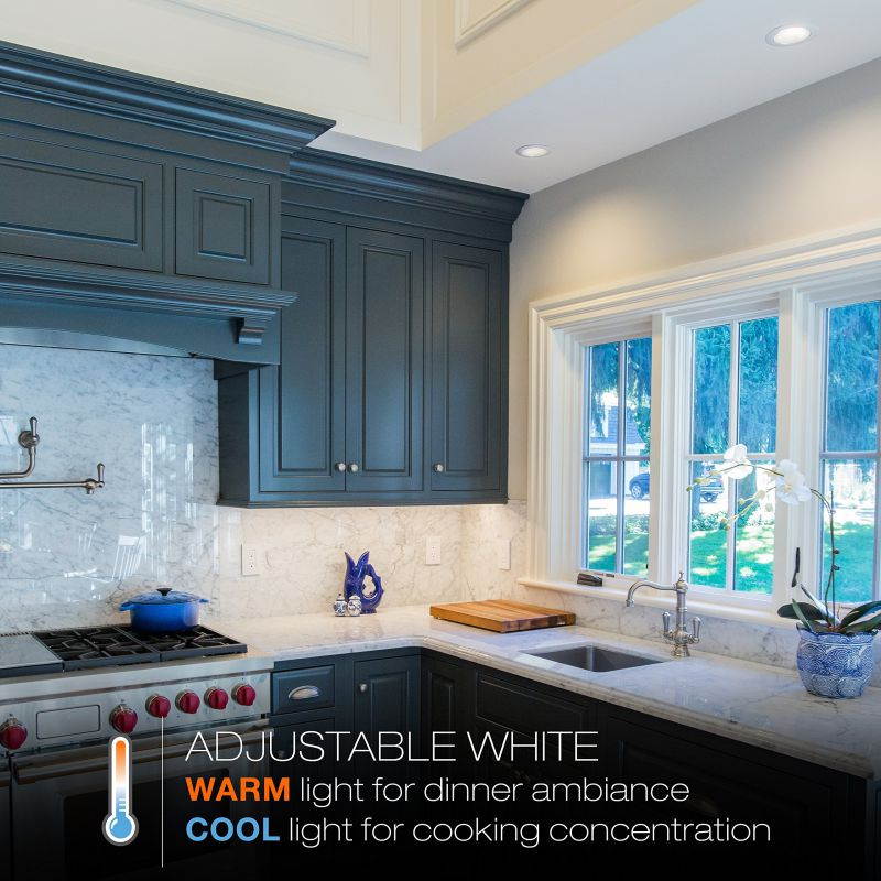 SYLVANIA General Lighting 73740 Sylvania Led Lamp, 9.5 W, 120 V, 810 Lumens, 2700-6500 K, 80 CRI, 3.74 in Dia, 1 Pack, Tunable White