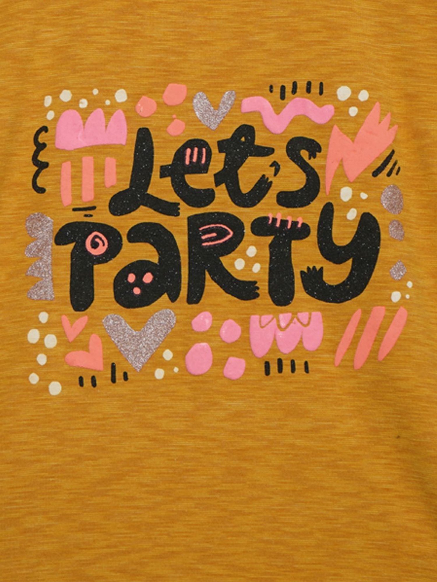 ZIAMA Kids Yellow Printed Top