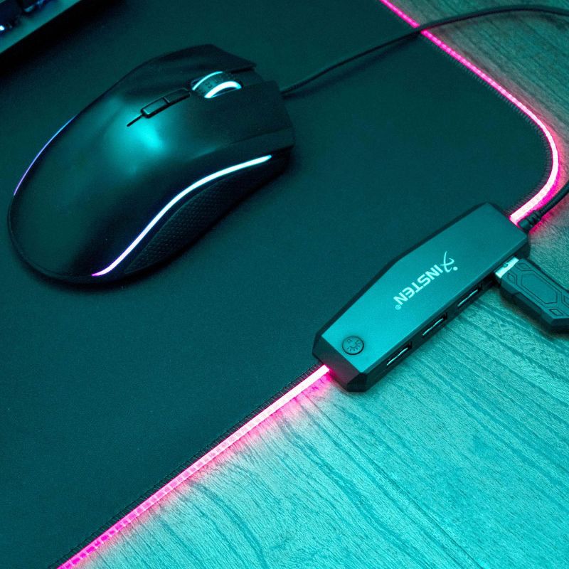 Lenovo Legion M200 RGB Gaming Mouse-WW - Optical - Cable - Black - USB - 2400 dpi - Scroll Wheel - 5 Button(s) - Symmetrical