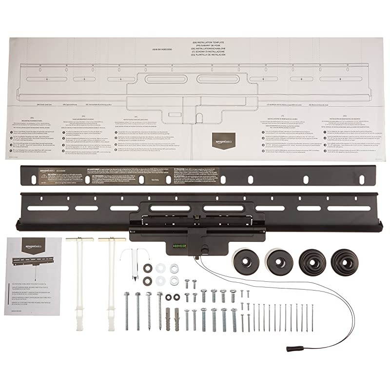 Basics NoStud HeavyDuty Tilting TV Wall Mount Bracket for 32inch to 80inch TVs