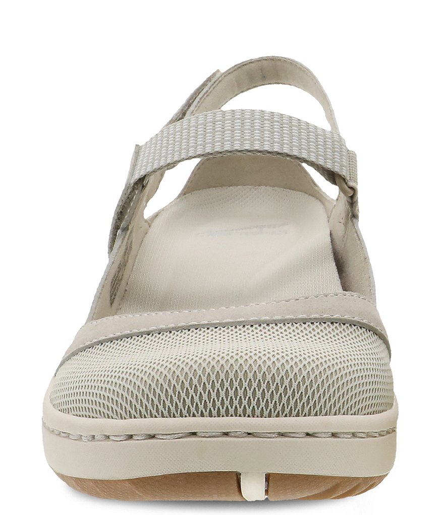 Dansko Raeann Suede and Mesh Closed Toe Mary-Janes