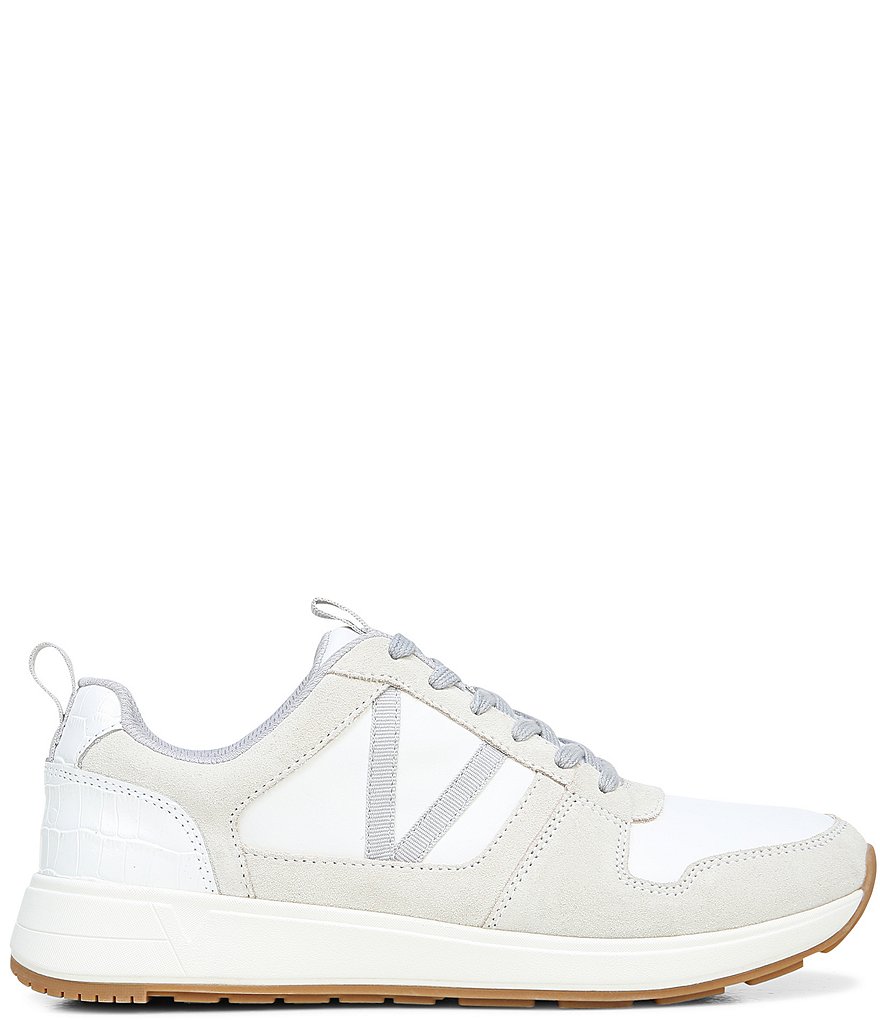 Vionic Rechelle Croc Embossed Lace-Up Sneakers
