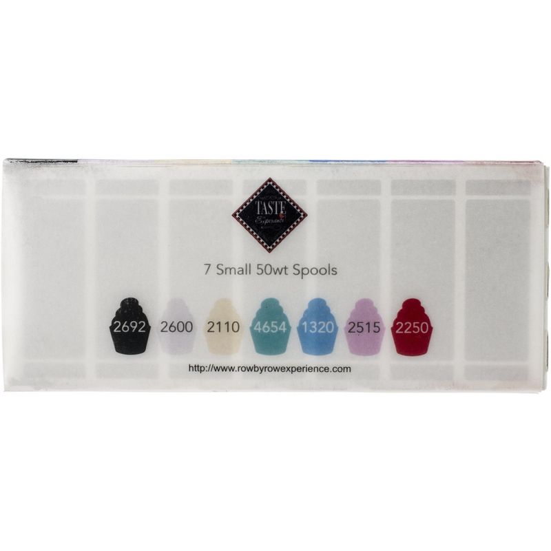 Aurifil 50wt Cotton Thread Collection 200m 7/Pkg-The Row By Row Experience Collection