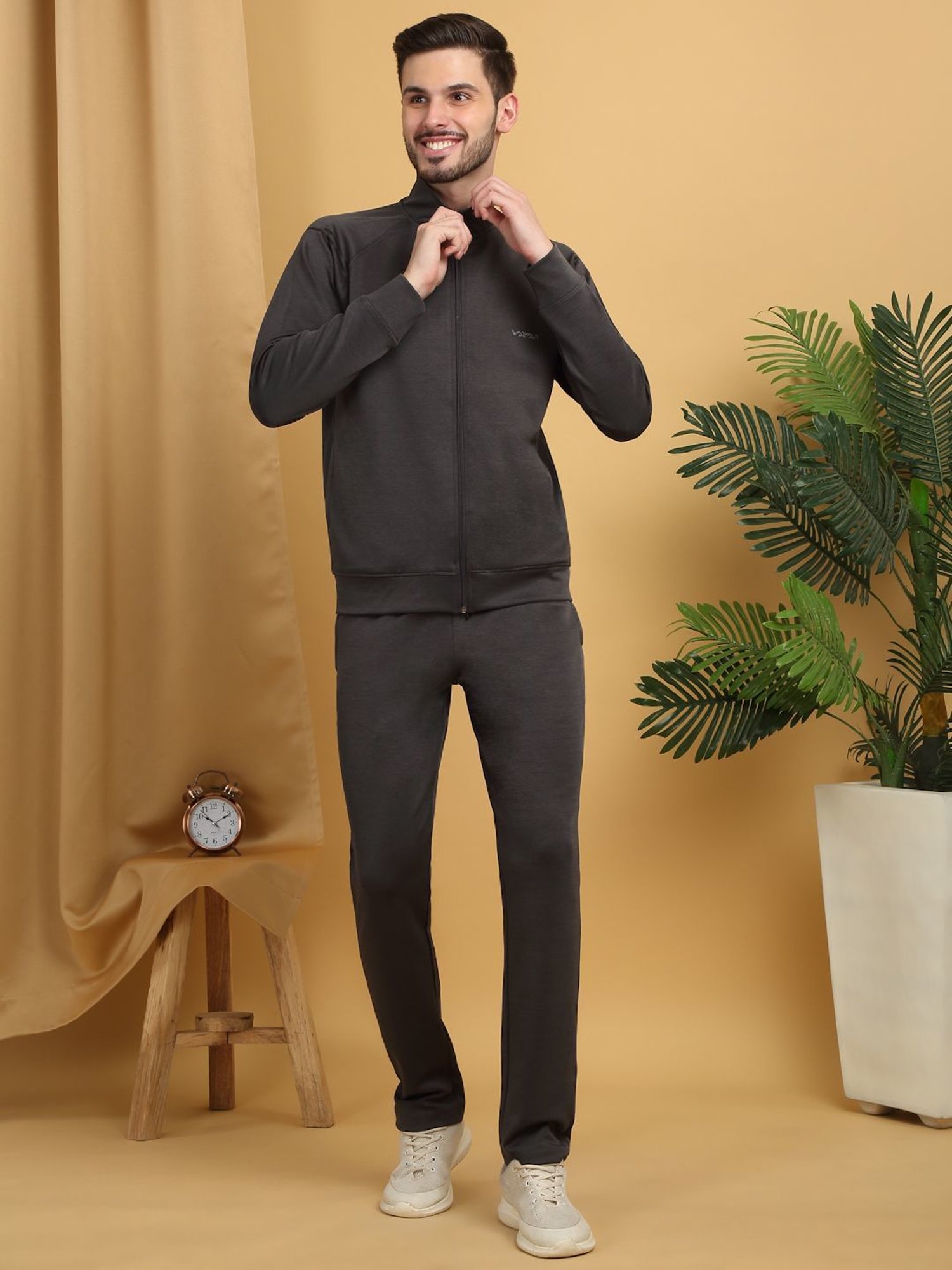 Sweet Dreams Grey Regular Fit Tracksuit