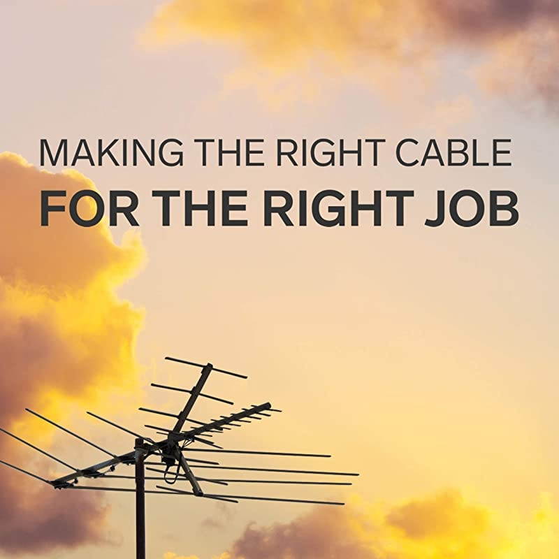 Coax Cable - Coaxial Cable Connector - Antenna Cable - RG8X Coax Connector - Coax Cable Connector - UHF Antenna Cable - Male to Male Cable - RG8X Coaxial Cable 6ft - 1.8 M - 3 Pack -  205-706-3