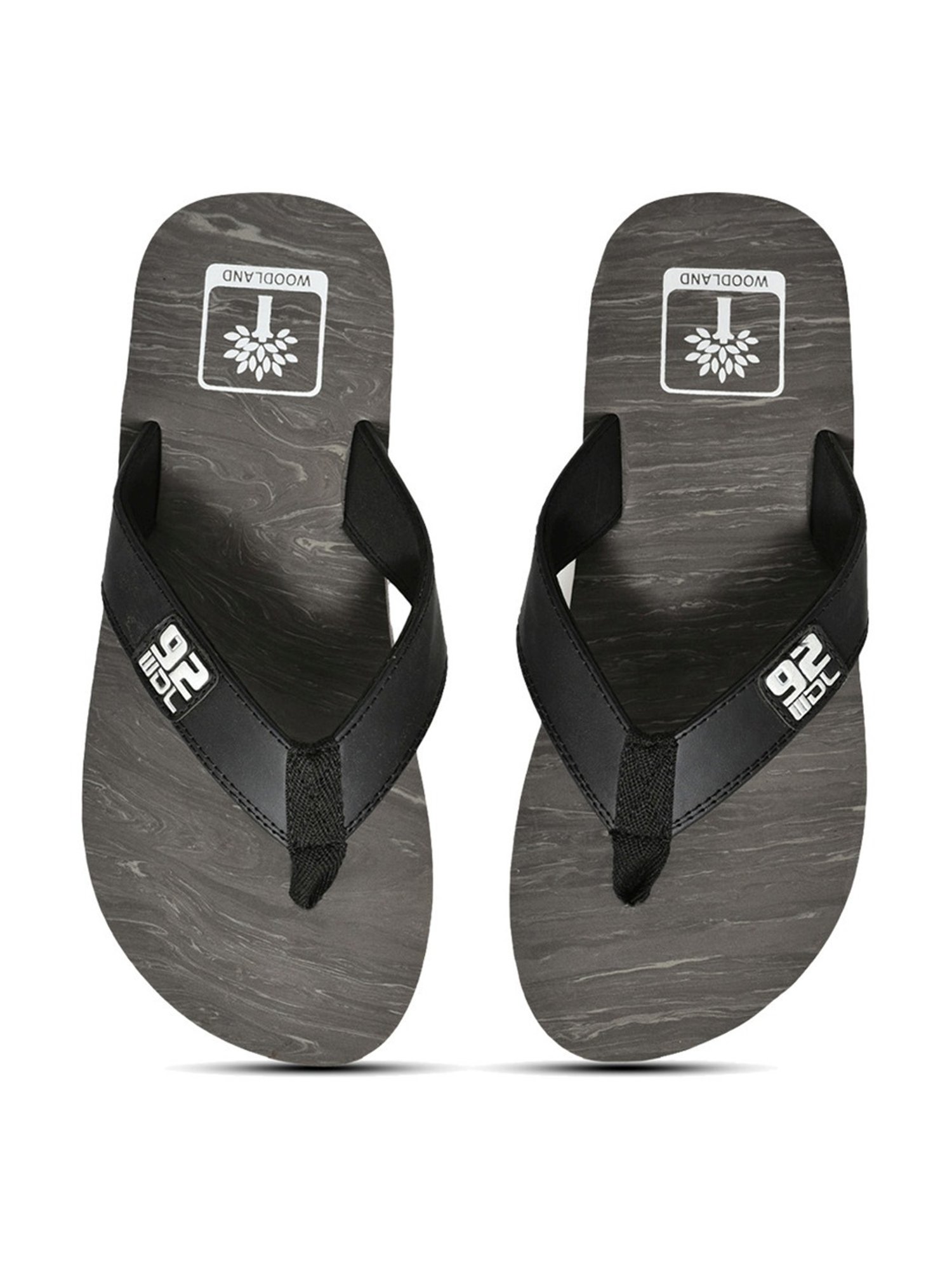 Woodland Men's Grey Flip Flops