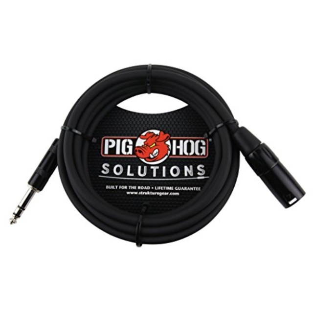 Pig Hog Solutions 25' Balanced Cable with TRS(M) to XLR(M) Connector #PX-TMXM25