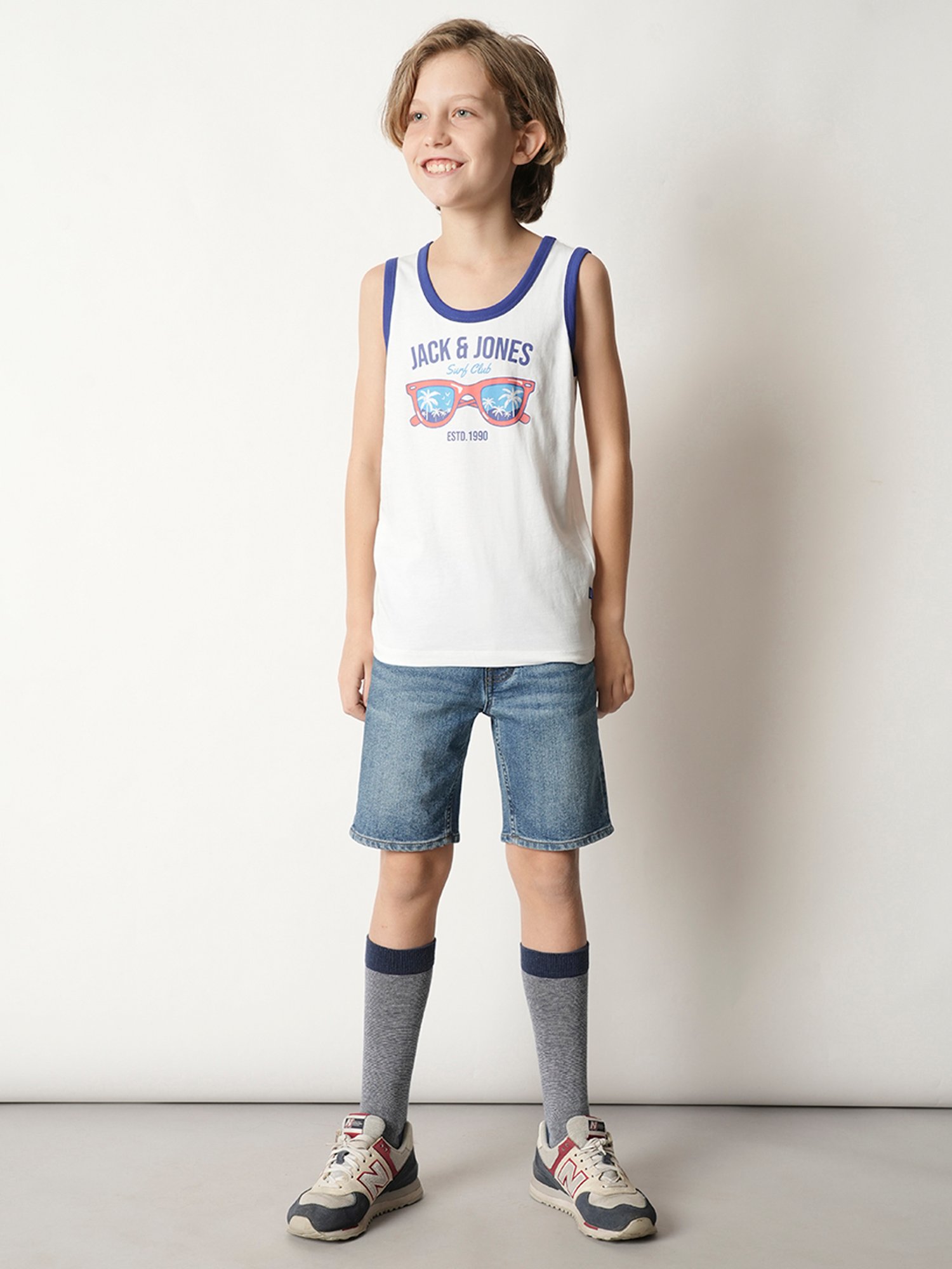 Jack & Jones Junior White Printed T-Shirt