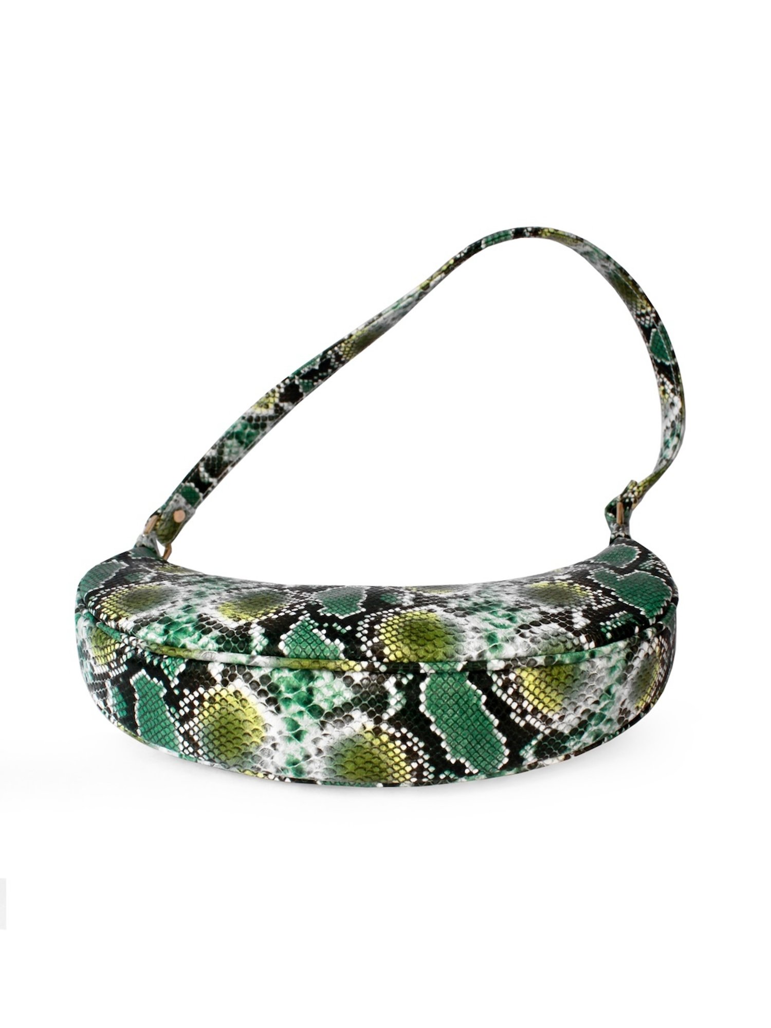 Modern Myth Green Animal Effect Medium Hobo Bag