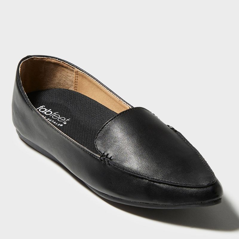 Women's Fab Feet by Foot Petals Flat Shoe Cushion Insoles Black One Size - 1 pair