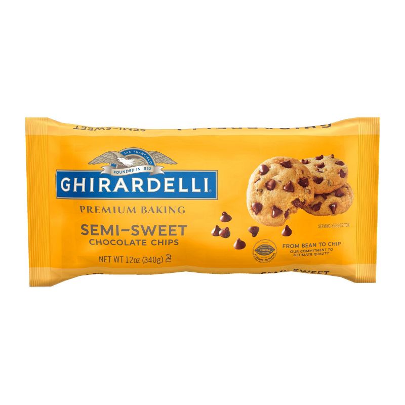 Ghirardelli Semi-Sweet Chocolate Premium Baking Chips - 12oz